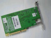 ATI Rage IIC 109-49300-00 AGP card rear PCB view showing compliance labels and barcode sticker