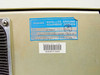 Hughes Satellite Ground Equipment Division label showing AUSSAT system, Local Control Assy Rev G, P/N 337-529-100, Ser 001, and AUSSAT PTY LTD barcode tag 00001380