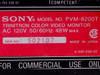 Sony PVM-8200T 9" Trinitron Color Video Monitor - *Lot of 3 AS-IS Units*