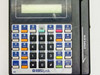 Hypercom T7P-T keypad close-up showing function keys including Debit, Settle, Cancel, EBT, Refund, and RBSLynk logo