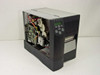 Zebra Z4 label printer left side view with cover removed exposing internal mainboard and mechanism