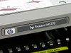 HP ProLiant ML370 nameplate close-up showing HP logo and ProLiant ML370 model designation on front bezel