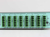 Sound Control Technologies ASP-8x8 Audio Signal Processor rear panel – analog audio interface screw-terminal connectors labeled channels 1 through 8 with IN and OUT terminals
