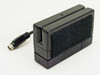 ExpoMobile Posh MR3 card reader – opposite side view showing velcro mounting strip and mini-DIN cable connector