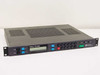 General Instrument TD-3100 Magnitude Professional Terrestrial Decoder — front panel full view showing LCD display, keypad, and GI logo, 1U rackmount chassis
