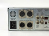 Wohler VAMP-1 rear panel left section – IEC AC inlet (100-240V 50/60Hz), AUX AES/EBU In 1 and In 2 XLR ports, Selected Digital Out XLR ports