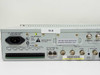 General Instrument DSR 1500 rear panel showing AC inlet 100-250V 60W, circuit breaker, BNC video outputs, RJ-11 remote port, and DB25 data connector