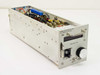 Microdyne 1111-VT RF Tuner 52-88 MHz – three-quarter front view with top cover removed showing internal PCB and components