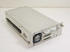 IBM 18P8795 SCSI LVD/SE Tape Drive Module – 3/4 rear-right view showing cooling fan, SCSI connector, and silver metal enclosure