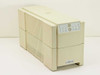 Unisys UP-9125 tower UPS — front-left three-quarter view showing beige enclosure with ventilation ribs and Unisys logo