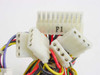 Power Tronic WK-6200DL3 ATX power supply – close-up of P1 20-pin motherboard connector and Molex 4-pin peripheral connectors