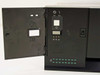 IBM 7133-D40 front access door open showing operator panel with power switch and display