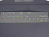 InFocus LP1200 front control panel showing LAMP, TEMP, CARD 1, CARD 2 indicators and input selection buttons
