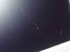 ViewSonic VP181s screen surface close-up showing scuff marks and surface scratches on the panel
