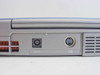Dell Inspiron PP08L rear left side showing DC power jack and S-Video port with vent