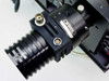 Oriel 68855 photodiode sensor mounted on black anodized housing with BNC connector and multi-pin connector visible