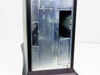 StorCase S10A114 — rear panel view showing empty power supply bay area and side chassis metalwork