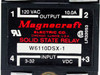 Magnecraft W6110DSX-1 Solid State Relay — close-up of front label showing UL, CSA markings and terminal layout