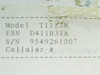 Telular-Adcor T111JM label showing Model T111JM, ESN D411B31A, and S/N 9549261007