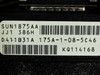 Telular-Adcor T111JM cellular module label showing SUN1875AA, JJ1 386H, D411B31A barcodes
