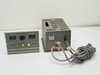 Thermco Products 100278002 tube furnace power supply control assembly – front panel and power supply chassis side by side with cable harness