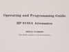 HP 8156A Attenuator Operating & Programming Guide - Softcover Bound