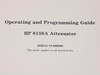 HP 8156A Attenuator Operating and Programming Guide – title page stating guide applies to all instruments