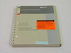 HP 8156A Attenuator Operating and Programming Guide – front cover, spiral-bound softcover with orange return sticker