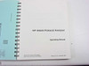 HP 4952A Protocol Analyzer Operating Manual