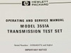 HP 3551A Operating & Service Manual