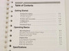 Tektronix P6245 Instruction Manual table of contents page showing Getting Started and Operating Basics sections