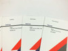 Tektronix P6243 German Anleitung (070-9411-00), Spanish Instrucciones (070-9412-00), and Service Manual (070-9409-00) booklets arranged together