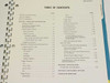 Tektronix 7B85 Instruction Manual — Table of Contents page showing section headings and page numbers