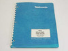 Tektronix 7B85 Delaying Time Base Instruction Manual — front cover, teal spiral-bound with title label