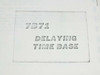 Tektronix 7B71 Delaying Time Base title page showing model number and plug-in name