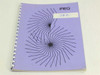 Tektronix 7B71 Delaying Time Base instruction manual copy — purple IREQ cover with spiral binding, handwritten '7B71' label