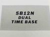 Tektronix 5B12N Dual Time Base Instruction Manual