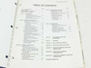 Tektronix 2445 2465 Option 10 Service Manual — table of contents page showing all sections including specifications, theory of operation, maintenance, and appendices