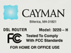 Cayman 3220-H DSL Router 4 Port 10Base T Ports - AS IS