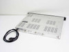 Blonder Tongue AP60-550 Agile Processor – rear three-quarter view showing vented top cover and AC power cord attached