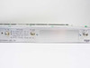 Blonder Tongue AP60-550 AP Series – rear panel showing IF IN, Options checkboxes (On Channel Lock, Sub Band Input, Auto Broadcast Offset Correction, Digital Control RS-232), IF OUT, and RF IN connectors