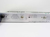 Blonder Tongue AP60-550 Agile Processor – rear panel label showing Stock No. 59815 / Model AP60-550, 117V 0.2A 60Hz power rating, RF OUT connector, and UL listing mark