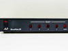 American Dynamics AD1473 QuadView II — close-up of SELECT section showing channel buttons 1, 2, 3, 4, and QUAD with power switch