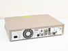 DirecTV HR10-250 rear panel overview showing HDMI port, component outputs, audio outputs, dual satellite inputs, antenna RF input, and cooling fan