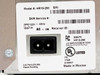 DirecTV HR10-250 bottom label showing model number HR10-250, 120V 60Hz 1A power rating, FCC ID, UL Listed mark, and Made in Mexico