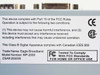 Eagle Broadband MP-2000 rear label showing Trade Name Eagle Broadband, Model MP-2000, CSA 203535, FCC and CE markings
