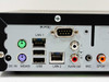 Eagle Broadband MP-2000 left rear panel showing DC IN, MS/KB PS2, USB ports, LAN 1, LAN 2, Audio out L/R, MIC, SPDIF, and IR-POD