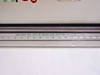 Cahn System 113 rotameter flow meter tube close-up showing Lab-Crest F&P Meter Tube FP1/8-041-G-6/443U391U05 scale markings