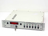 RF Plasma Products LES-300 Laser Endpoint System 300 Controller — front panel three-quarter view showing INTENSITY display, ON/OFF switch, LASER keyswitch, and process control toggle switches