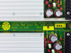 Silicon Graphics 305X2 PWR board PCB label close-up showing part number 030-0743-002, Rev B, Made in USA, Copyright Silicon Graphics Inc. 1995